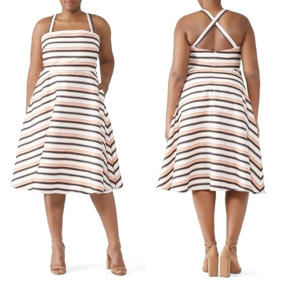 Hutch Anthropologie Tiffany Striped Dress - Picture 1 of 7